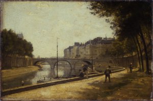 Pont Saint-Michel, vers 1880