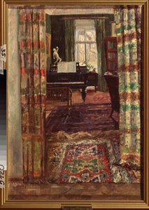 Intérieur avec un piano à queue