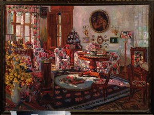 Intérieur du manoir Brasovo - Stanislav Joulianovitch Joukovski