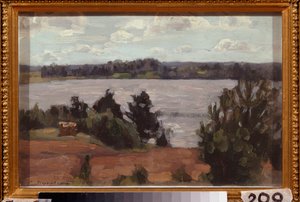 Sur la rive du lac - Stanislav Joulianovitch Joukovski