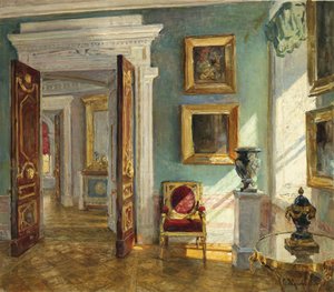 Intérieur de la galerie de tableaux, Pavlovsk