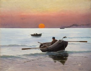 Coucher de soleil sur la mer - Stanislaw Ignacy Witkiewicz