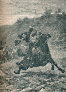 Dernière charge de Viscount Dundee à la bataille de Killiecrankie, Écosse, 1689, 1905 - Stanley Berkeley