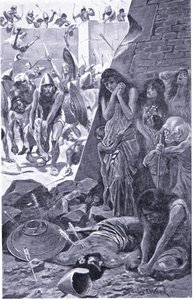 Tyr assiégée par Nabuchodonosor de Babylone