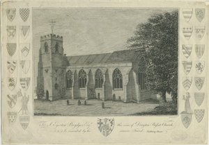 Église de Drayton Bassett (gravure) - Stebbing Shaw