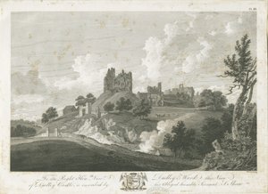 Château de Dudley : gravure