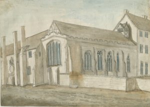 Lichfield - Hôpital et Chapelle St. John: aquarelle, nd [1762-1802] - Stebbing Shaw