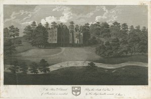 Prestwood Hall: gravure, nd [1762-1802] - Stebbing Shaw