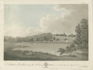 Soho - [Maison de Matthew Boulton] : gravure, nd [vers 1798] - Stebbing Shaw