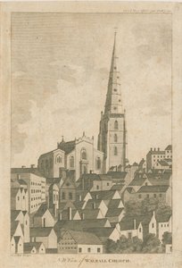 Église de Walsall: gravure
