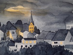 Bad Honnef la nuit