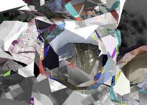 Collage abstrait géométrique