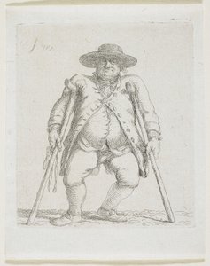 Homme avec Béquilles; "Orlandini"