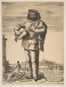 Carlo Cantu dit Buffetto, 1646. Créateurs : Stefano della Bella, Jean Couvay - Stefano della Bella, Jean Couvay