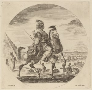 Un cavalier noir - Stefano della Bella