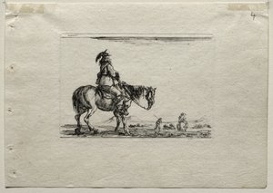 Caprices : Cavalier monté - Stefano della Bella