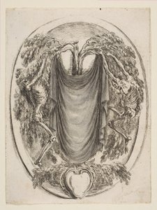 Cartouche avec squelettes, 1647