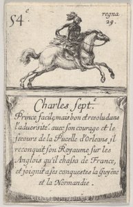 Charles Sept.-e Prince facile..., du Jeu des Rois de France Jeu des Rois de Fr..., 1644