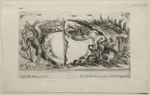 Collection de divers caprices et nouveaux dessins de cartouches et ornements : No 14 - Stefano della Bella