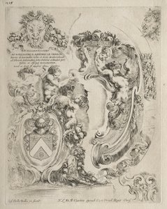 Collection de divers caprices et nouveaux dessins de cartouches et ornements : No. 2 - Stefano della Bella