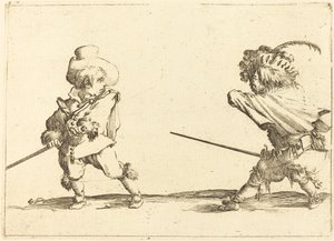 Duel de deux nains