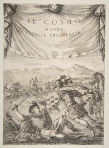Frontispice pour Il Cosmo, 1650 - Stefano della Bella