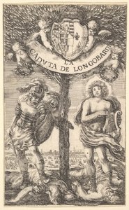 Frontispice pour La Chute des Longobardi, poèmes de Sigismond B..., 1656