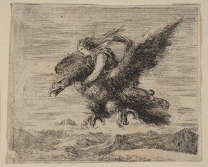 Jupiter et Ganymède, de Jeu de la Mythologie, 1644