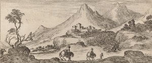 Paysage avec château, 1641