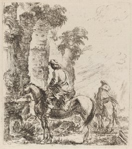 Paysage avec cavaliers, 1646 - Stefano della Bella