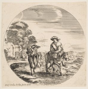Paysage avec deux paysans, l