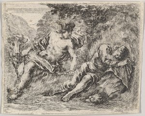 Mercure et Argos, du Jeu de la Mythologie, 1644