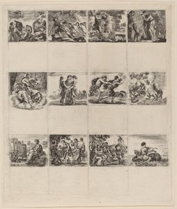 Cartes à jouer mythologiques - Stefano della Bella