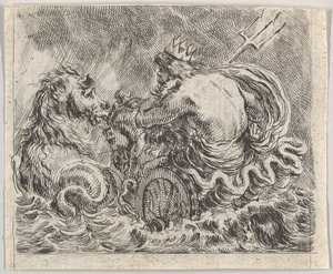 Neptune, du Jeu de la Mythologie - Stefano della Bella