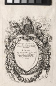 Nouveau modèle pour une cartouche, 1647 - Stefano della Bella