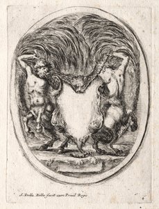 Nouveau modèle pour une cartouche, 1647 - Stefano della Bella