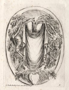 Nouveau modèle pour une cartouche, 1647 - Stefano della Bella