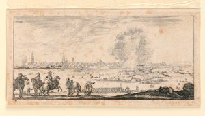 Planche 11, de "Desseins de quelques conduites de troupes, canons, et attaques de villes"