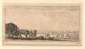 Planche 8, de "Desseins de Queleques Conduites de Troupes, Canons, et Ataques de Villes"