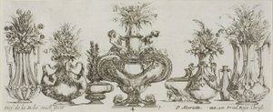 Quatrième planche de la Collection de divers vases - Stefano della Bella