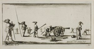 Planche Dix de Dessins de Plusieurs Mouvements par des Soldats
