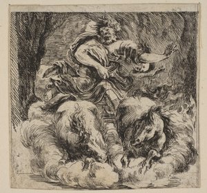 Proserpina, du Jeu de la Mythologie, 1644 - Stefano della Bella