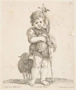 Saint Jean-Baptiste tenant sa robe pliée, vers 1641