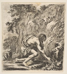 Saint Jean-Baptiste puisant de l