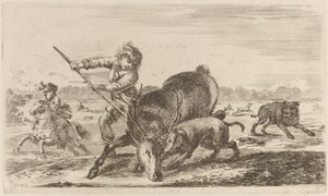 Cerf au piège
