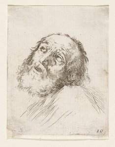 Tête de Saint Pierre repentant - Stefano della Bella