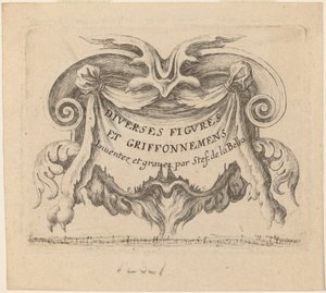 Page de titre pour Diverses figures et griffonnements, 1646