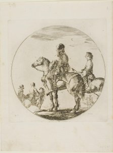 Deux cavaliers polonais - Stefano della Bella