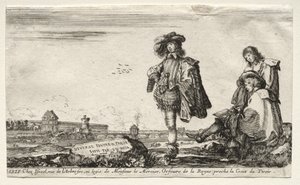 Diverses figures et paysages - Stefano della Bella
