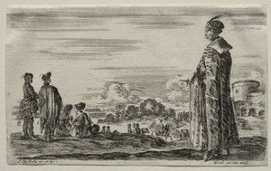 Diverses Figures et Paysages: Un Groupe de Gentilshommes Polonais